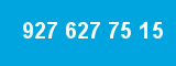 927 627 75 15 927 627 75 15